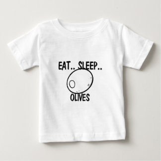 Camiseta Para Bebê Coma AZEITONAS do sono