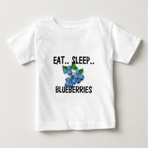 Camiseta Para Bebê Coma MIRTILOS do sono