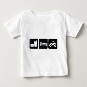 Camiseta Para Bebê Coma o sono ATV