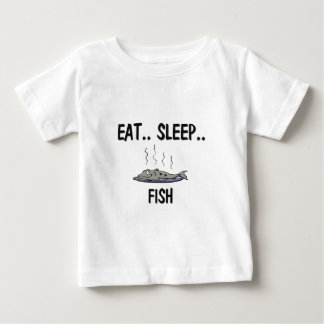 Camiseta Para Bebê Coma PEIXES do sono