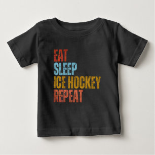 CAMISETA PARA BEBÊ COMA REPETIÇÃO DO CHOQUE DE GELO DE SONO