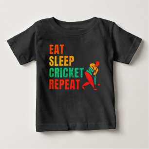 CAMISETA PARA BEBÊ COMA REPETIÇÃO DO CRICKET SONORO - AMANTE DO CRICK