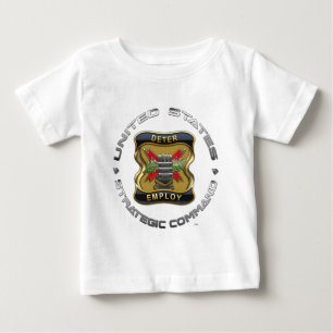 Camiseta Para Bebê Comando estratégico dos E.U.