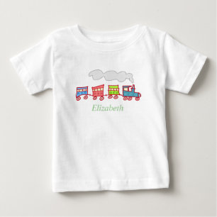 Camiseta Para Bebê Comboio de Brinquedo