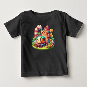 Camiseta Para Bebê Comboio de brinquedo para bebê-68959