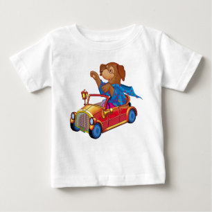 Camiseta Para Bebê comboio e carro