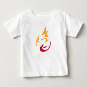 Camiseta Para Bebê Combustível para o seu fogo, motivação de ciclismo