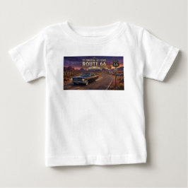 Camiseta Para Bebê Comemorando 100 Anos: Rota 66