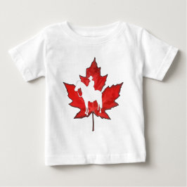 Camiseta Para Bebê Comemore o dia de Canadá