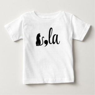 Camiseta Para Bebê Comma La Kamala Harris - mãe de gato para Kamala