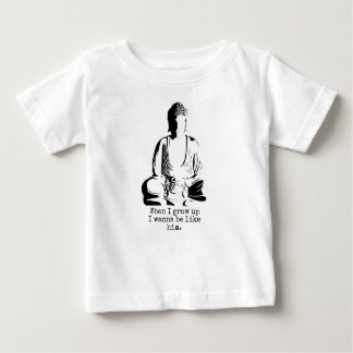 Camiseta Para Bebê Como Buda