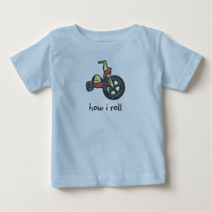 Camiseta Para Bebê como eu rolo