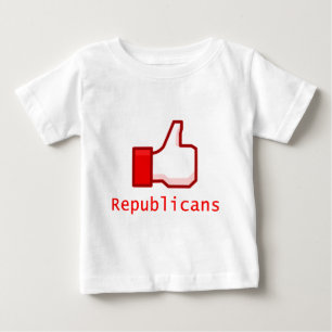 Camiseta Para Bebê Como republicanos