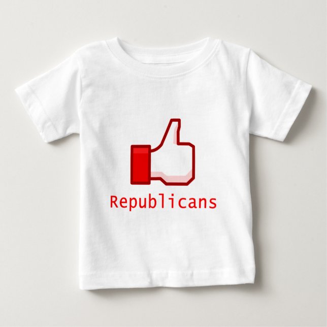 Camiseta Para Bebê Como republicanos (Frente)