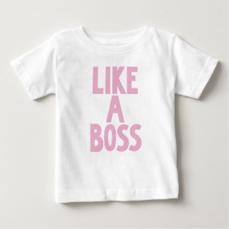 CAMISETA PARA BEBÊ COMO UM CHEFE CAÇOA O T-SHIRT