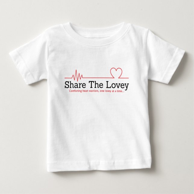 Camiseta Para Bebê Compartilhe o tutu Lovey (Frente)
