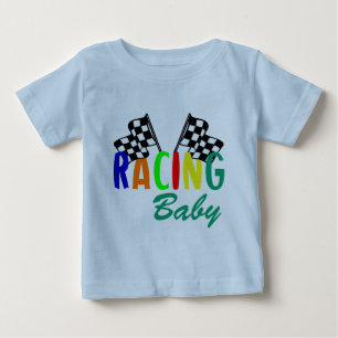 Camiseta Para Bebê Competindo o bebê