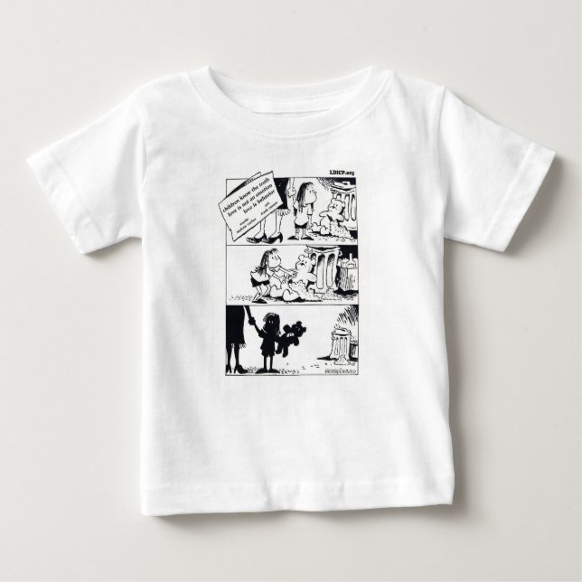 Camiseta Para Bebê Comportamento é a camiseta Verdade - Bebê (Frente)
