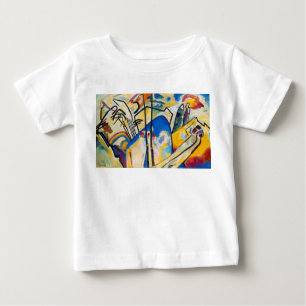 Camiseta Para Bebê Composição Quatro de Wassily Kandinsky - Arte Abst
