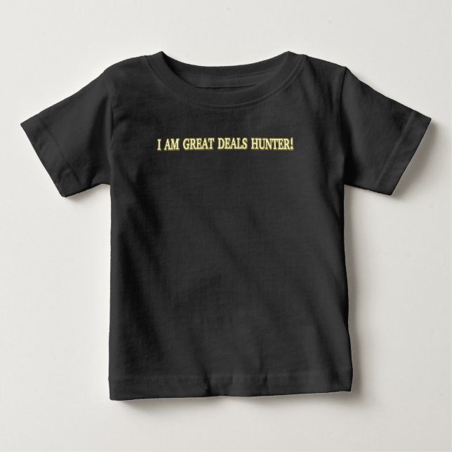 Camiseta Para Bebê Comprar de "Excelente Deals Hunter", Design bonito (Frente)