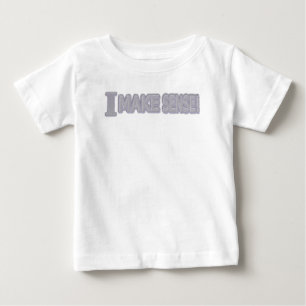 Camiseta Para Bebê Comprar "Make Sense" de Design de Expressão Bela