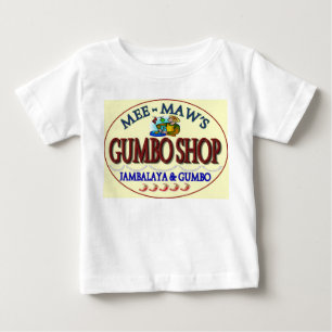 Camiseta Para Bebê Compro Gumbo de Mee Maw