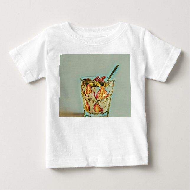 Camiseta Para Bebê compro sorvete (Frente)
