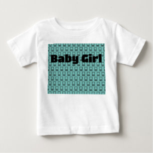 Camiseta Para Bebê Computadores repetitivos