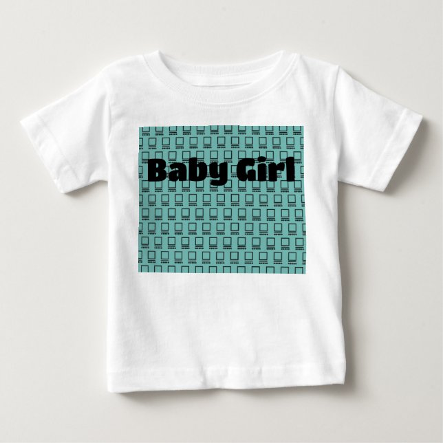 Camiseta Para Bebê Computadores repetitivos (Frente)