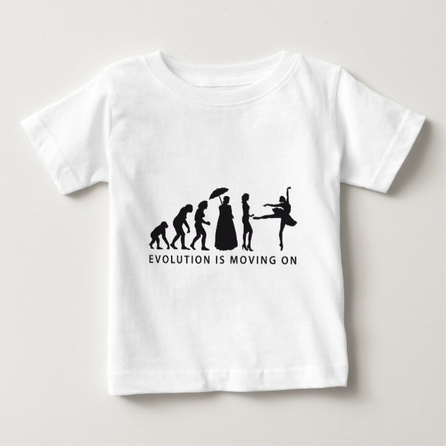 Camiseta Para Bebê concentrais evolution (Frente)