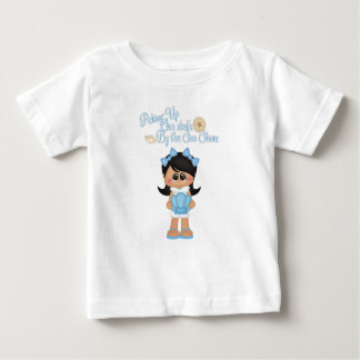 Camiseta Para Bebê Conchas marítimas pela Garota Náutica da Costa do