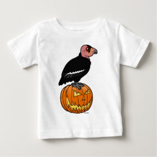 Camiseta Para Bebê Condor de Califórnia o Dia das Bruxas