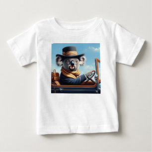 Camiseta Para Bebê Condução De Koala