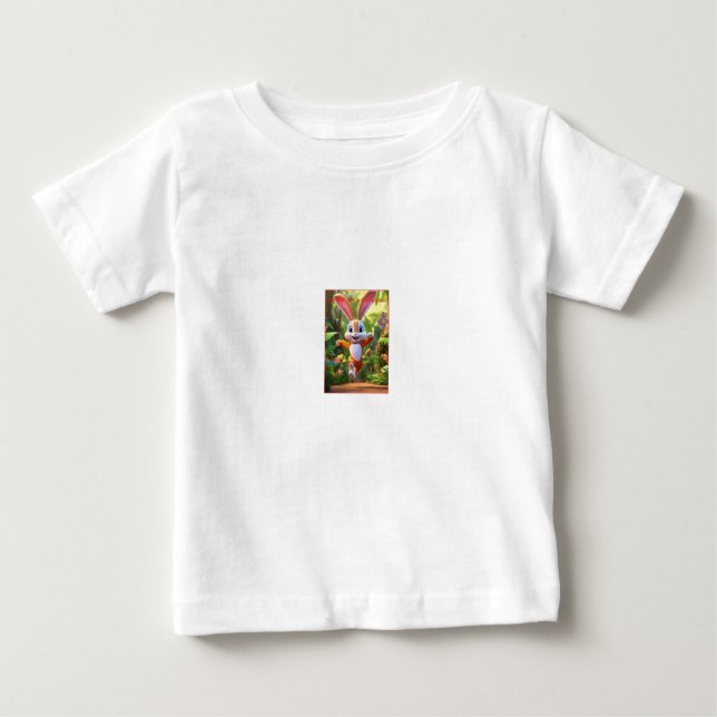 Camiseta Para Bebê Conforto inigualável, Estilo sem esforço - Camisa- (Frente)