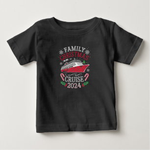 Camiseta Para Bebê Conjunto de Roupas Combinando para Cruzeiro de Nat