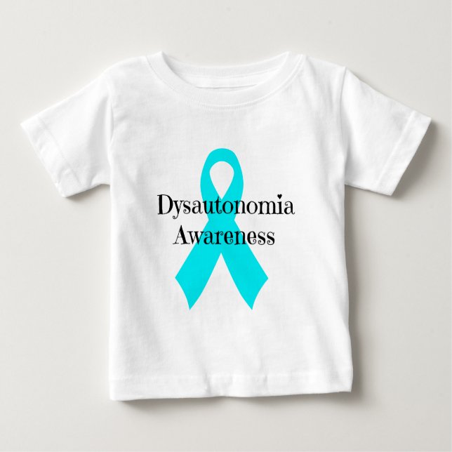 Camiseta Para Bebê Consciência de Dysautonomia (Frente)