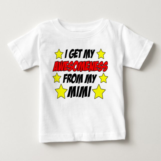 Camiseta Para Bebê Consciência De Mimi (Frente)