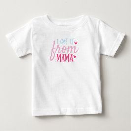 Camiseta Para Bebê Consegui da minha mãe