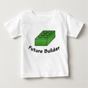 Camiseta Para Bebê Construtor futuro engraçado - ilustrações do bl