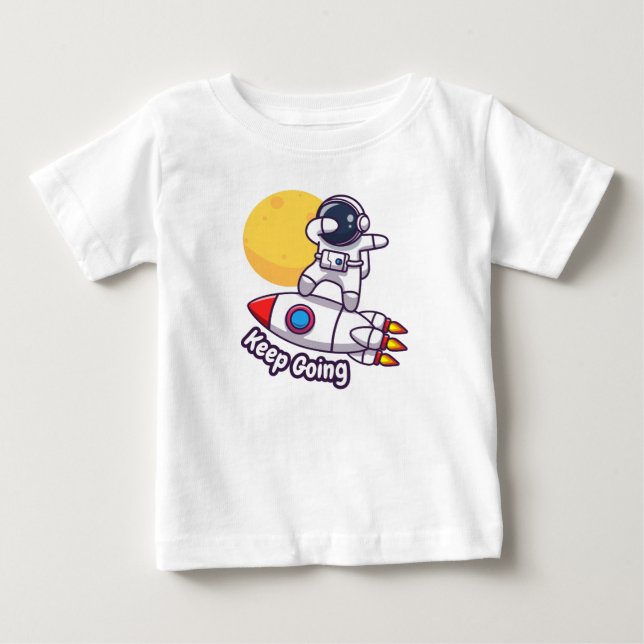 Camiseta Para Bebê Continue assim  (Frente)