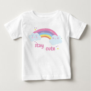 Camiseta Para Bebê Continue bonita 