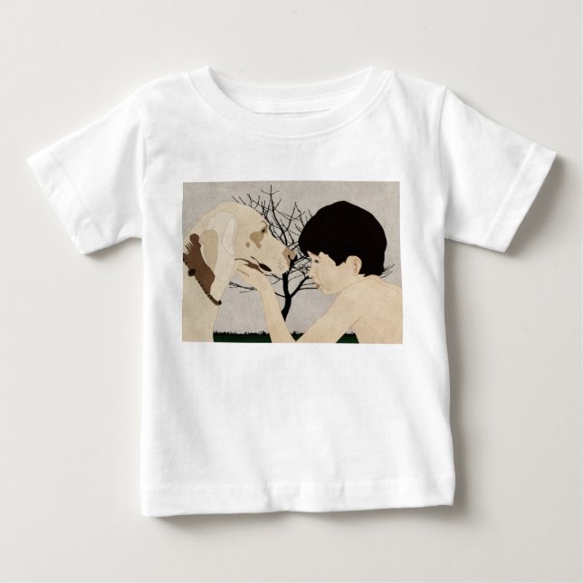 Camiseta Para Bebê conversa (Frente)