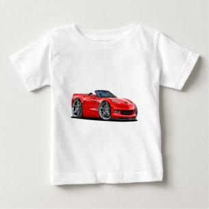Camiseta Para Bebê Convertible 2010-12 vermelho de Corveta