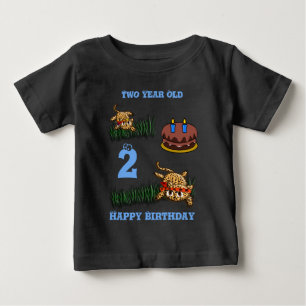 Camiseta Para Bebê Convites de aniversário do Ultra Cute Leopard Safa