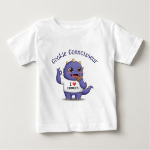 Camiseta Para Bebê Cookie Connoisseur
