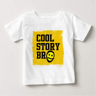 Camiseta Para Bebê Cool Story Bro