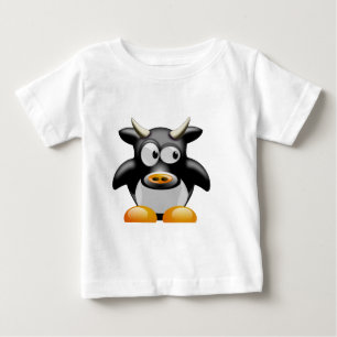 Camiseta Para Bebê Cool vaca