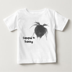Camiseta Para Bebê Copepod no treinamento