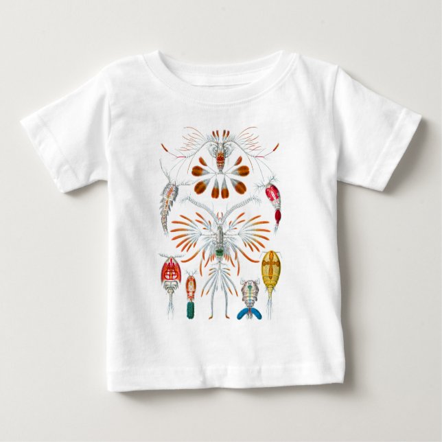 Camiseta Para Bebê Copepods (Frente)