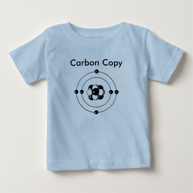 Camiseta Para Bebê Cópia de carbono (Frente)